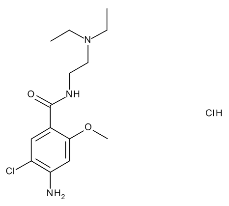 Metoclopramide hydrochloride 100 µg/mL in Acetonitrile