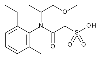 Metolachlor-ethane sulfonic acid (ESA) sodium 100 µg/mL in Acetonitrile