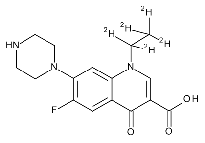 Norfloxacin D5 100 µg/mL in Acetonitrile