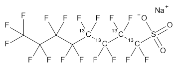 Perfluorooctanesulfonic acid 13C4 (1,2,3,4-13C4) sodium 50 µg/mL in Methanol:Water