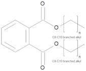 Phthalic acid, bis-isononyl ester (technical) 10 µg/mL in Cyclohexane