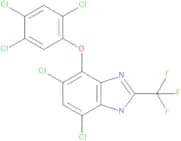 4,6-Dichloro-7-(2,4,5-trichlorophenoxy)-2-trifluoromethylbenzimidazole