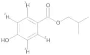 4-Hydroxybenzoic acid-isobutyl ester D4 (ring D4)