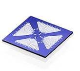 Graphene Field-Effect Transistor (GFET) Chip - Quadrant pattern