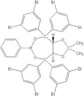 (3aR,8aR)-(-)-4,4,8,8-Tetrakis(3,5-diethylphenyl)tetrahydro-2,2-dimethyl-6-phenyl-1,3-dioxolo[4,5-…