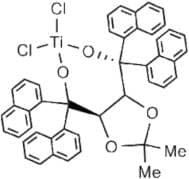 (4R,5R)-(-)-2,2-Dimethyl-α,α,α',α'-tetra(1-naphthyl)-1,3-dioxolane-4,5-dimethano­latotitanium(IV) …