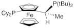(R)-(-)-1-[(S)-2-(Dicyclo­hexylphosphino)ferrocenyl]ethyldi-t-butylphosphine, min. 97%