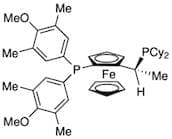 (R)-(-)-1-{(S)-2-[Bis(3,5-dimethyl-4-methoxyphenyl)phosphino]ferrocenyl}ethyldi­cyclohexylphosphin…
