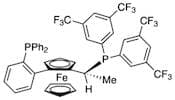 (R)-(-)-1-[(R)-2-(2'-Di­phenylphosphino­phenyl)ferrocenyl]ethylbis(di-3,5-tri­fluoromethylphenyl)p…