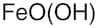 Iron(III) oxyhydroxide in water at pH = 3.0 +- 0.5 (FEO-W320)