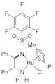 Chloro{[(1R,2R)-(-)-2-amino-1,2-diphenylethyl](pentafluorophenylsulfonyl)amido}(p-cymene)ruthenium…