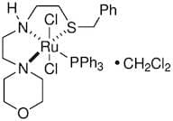 Dichloro[rel-[N(R)]-N-[2-[(R)-(phenylmethyl)thio-κS]ethyl]-4-morpholineethanamine-κNN4,κN4](triphe…