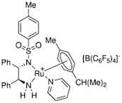 {[(1S,2S)-2-Amino-1,2-diphenylethyl](4-toluenesulfonyl)amido}(p-cymene)(pyridine)ruthenium(II) tet…