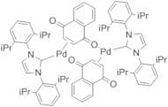 1,3-Bis(2,6-di-i-propylphenyl)imidazol-2-ylidene(1,4-naphtho­quinone)palladium(0) dimer, 96%