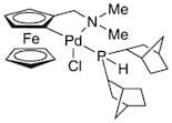Chloro(di-2-norbornyl­phosphino)(2-dimethyl­aminomethylferrocen-1-yl)palladium(II), min. 97%