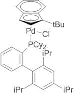 Chloro(1-t-butylindenyl)[2-(dicyclohexylphosphino)-2',4',6'-tri-i-propyl-1,1'-biphenyl]palladium(I…