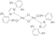 Dichloro(di-μ-chloro)bis[1,3-bis(2,6-di-i-propylphenyl)imidazol-2-ylidene]dipalladium(II), 97%