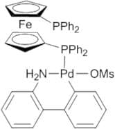 Methanesulfonato[1,1'-bis(diphenylphosphino)ferrocene)](2'-amino-1,1'-biphenyl-2-yl)palladium(II),…