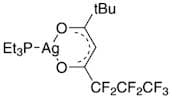 Triethylphosphine(6,6,7,7,8,8,8-heptafluoro-2,2-dimethyl-3,5-octanedionate)silver(I), min. 98%