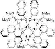 Tris[N,N,N,N-tetramethylguanidinium][tris(1S)-(1,1’-binaphalene)-2,2’-diolato]lanthanate La-HTMG-B