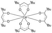 Tetrakis(2,2,6,6-tetramethyl-3,5-heptanedionato)cerium(IV), min. 97% (99.9%-Ce) (REO) [Ce(TMHD)₄]