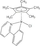 Chloro(pentamethylcyclopentadienyl)[(2-pyridinyl-kN)phenyl-kC]iridium(III), 99%