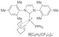 Triphenylphosphine(1,5-cyclooctadiene)[1,3-bis(2,4,6-trimethylphenyl)imidazol-2-ylidene] iridium(I…