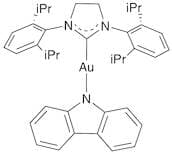 (1,3-Bis(2,6-diisopropylphenyl)imidazolidin-2-ylidene)(9H-carbazol-9-yl)gold(I), 95% [Au(SIPr)(cbz…