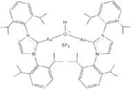 Bis{1,3-bis[2,6-bis(1-methylethyl)phenyl]-1,3-dihydro-2H-imidazol-2-ylidene}-μ-hydroxydigold(I) te…