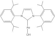 1,3-Bis(2,6-di-i-propylphenyl)imidazol-2-ylidenegold(I) hydroxide, min. 97%