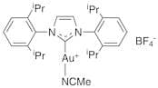 1,3-Bis(2,6-di-i-propylphenyl)imidazol-2-ylidene(acetonitrile)gold(I) tetrafluoroborate, 95%