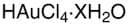 Hydrogen tetrachloroaurate (III) hydrate (99.8%-Au) (min. 49% Au)(Chloroauric acid)