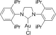 Chloro{1,3-bis[2,6-di-i-propylphenyl]-4,5-dihydroimidazol-2-ylidene}gold(I), 98% SIPrAuCl