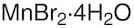 Manganese(II) bromide tetrahydrate, 98%