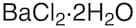 Barium chloride dihydrate, 99% (ACS)