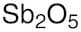 Antimony(V) oxide, elec. gr. (99.998%-Sb) PURATREM