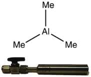 Trimethylaluminum, elec. gr. (99.999+%-Al) PURATREM, 98-1955, contained in 50 ml Swagelok® cylinde…