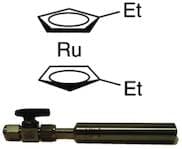 Bis(ethylcyclopentadienyl)ruthenium(II),  98% (99.9%-Ru), 44-0040, contained in 50 ml Swagelok®  c…