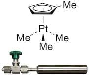 (Trimethyl)methylcyclopentadienylplatinum(IV), 99%, 78-1350, contained in 50 ml Swagelok® cylinder…