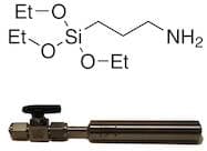 3-Aminopropyltriethoxysilane, 98%, 93-1402, contained in 50 ml Swagelok®  cylinder (96-1070) for C…