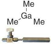 Trimethylgallium, elec. gr. (99.9999%-Ga) PURATREM, 98-2000, contained in 50 ml electropolished Sw…