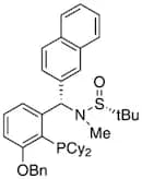 [S(R)]-N-[(S)-[3-(Benzyloxy)-2-(dicyclohexylphosphino)phenyl]-(2-naphthalenyl)methyl]-N,2-dimethyl…