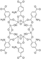 Hexakis[μ-(2-amino-1,4-benzenedicarboxylato)][tetra-μ-hydroxyocta-μ-oxooctatitanium], NH2-MIL-125(…