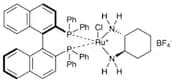 Chloro[(R)-2,2'-bis(diphenylphosphino)-1,1'-binaphthyl][(1R,2R)-cyclohexane-1,2-diamine)]ruthenium…