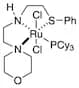 Dichloro[N-[2-(phenylthio-κS)ethyl]-[4-morpholineethanamine-κNN1,κN1](tricyclohexylphosphine)ruthe…