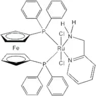 Dichloro[1,1’-bis(diphenylphosphino)ferrocene](2-aminomethylpyridine)ruthenium(II) RuCl₂(AMPY)(DPP…