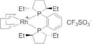 (-)-1,2-Bis((2R,5R)-2,5-diethylphospholano)benzene(1,5-cyclooctadiene)rhodium(I) trifluoro­methane…