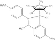 Chloro(pentamethylcyclopentadienyl){5-nitro-2-{1-[(4-methoxyphenyl)imino-kN]ethyl}phenyl-kC}iridiu…