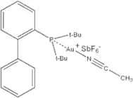 2-(Di-t-butylphosphino))-1,1'-biphenyl(acetonitrile)gold(I) hexafluoroantimonate, 99%