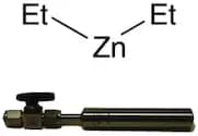 Diethylzinc, min. 95%, 93-3030, contained in 50 ml Swagelok®  cylinder  (96-1070) for CVD/ALD